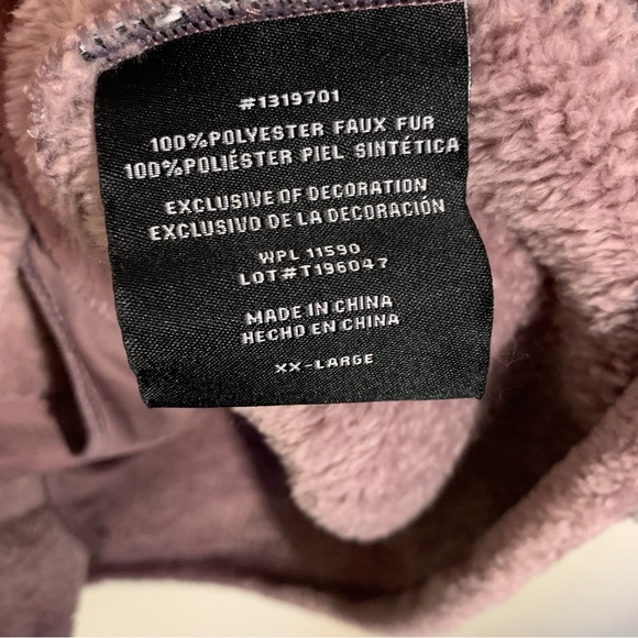 32 Degrees Heat Women Soft & Cozy Plush Luxe Velvet Full Zip Jacket Size XXL - Picture 7 of 8